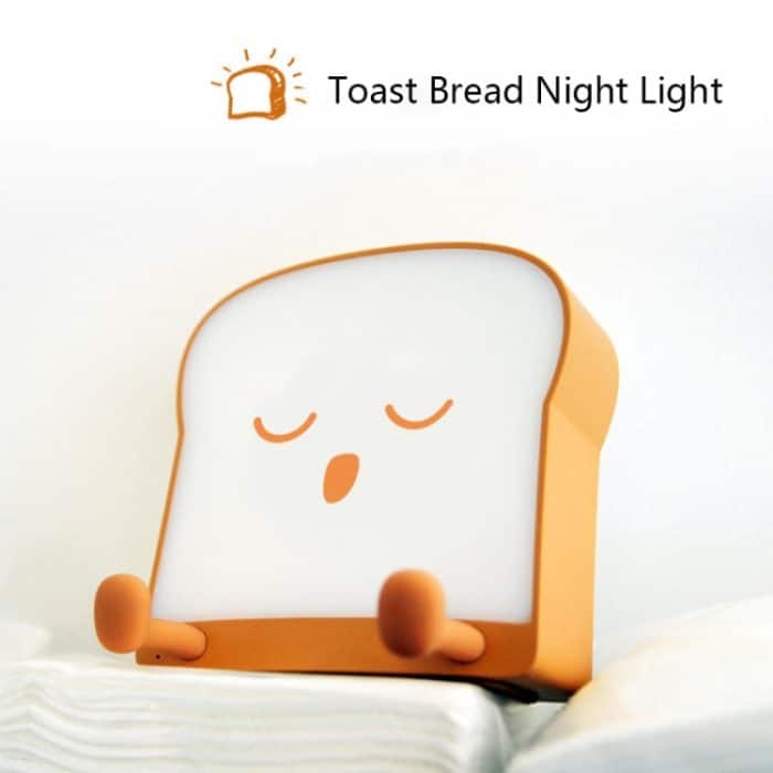 F-L-01 Toast Brot Nachtlicht mit Handyhalter Kinder Schlafzimmer Timing Schlaflicht – Bild 10