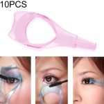 10 Stück BearPaw Praktische Make-up-Mascara-Wimpernapplikator-Wimpernkamm-Drei-in-Eins-Wimpernkarte Schönheitsreinigungsmittel 3D-Kristall