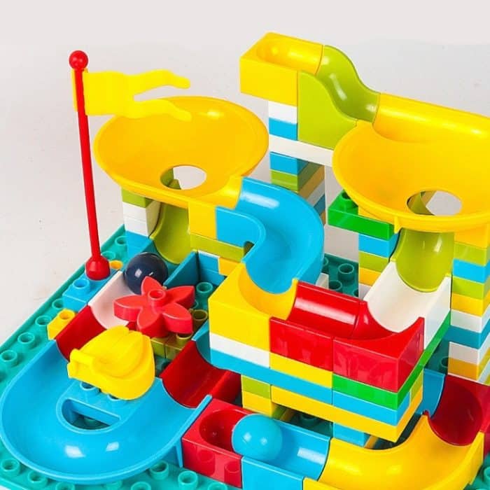 Multifunktionaler Bautisch Lernspielzeug Puzzle Zusammenbauspielzeug für Kinder, Stil: – Bild 6