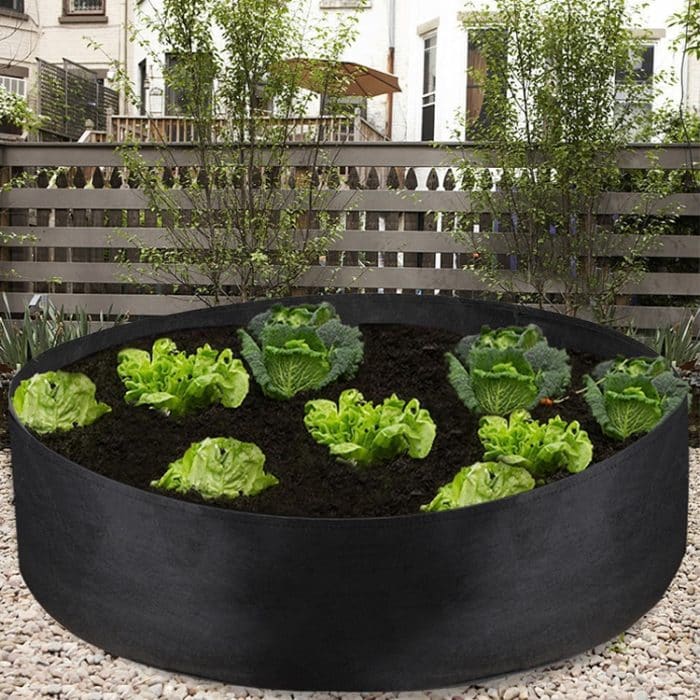 Filz-Pflanzfass für den Innenbereich, runder Pflanzbeutel, Vlies-Sämlingsbeutel, 60x20cm 56L – Bild 8