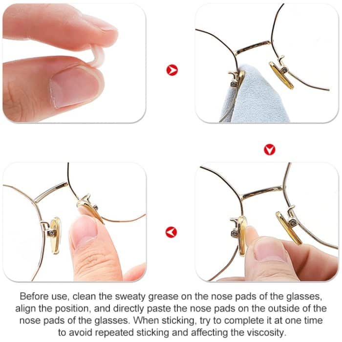 20 Stück Brillen-Nasenstreifen, weiche EVA-Schwamm-Nasenmatte, bequem, keine Druckstellen, entfernt kein Make-up, Anti-Höhen-Augenrahmen, Nase – Bild 6