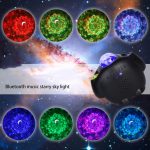 SC515-03 Fernbedienung Bluetooth Musik Sternenlicht Wassermuster Projektion Schlafzimmer Nachtlicht USB Sound Control Full Star Laser Bühnenlampe – Bild 5