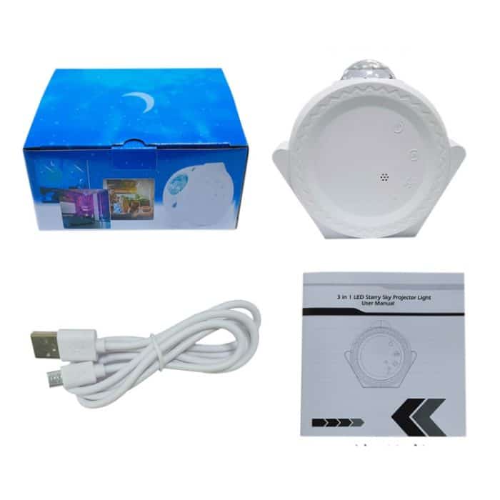 SC511 3-in-1-Wasserzeichen-Sternenhimmel-Projektor, Graffiti-Smart-Atmosphäre-Nachtlicht – Bild 7