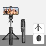 XT02 360-Grad-drehender multifunktionaler einziehbarer Handy-Selfie-Stick zum Aufnehmen von Live-TV-Dramen-Stativ, Bluetooth Black, Bluetooth White, 2 PCS No Bluetooth Black, 2 PCS No Bluetooth White