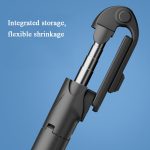 XT02 360-Grad-drehender multifunktionaler einziehbarer Handy-Selfie-Stick zum Aufnehmen von Live-TV-Dramen-Stativ, Bluetooth Black, Bluetooth White, 2 PCS No Bluetooth Black, 2 PCS No Bluetooth White – Bild 4