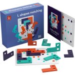 Moondog l-förmige passende Bausteine ​​Kinder pädagogisches logisches Denken-Training-Puzzlespiel