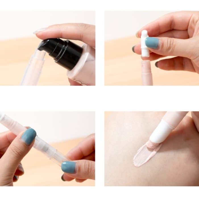 5 PCS Flüssige Foundation Kleine Probe Nachfüllen Stift Reise Tragbare Rotary Vakuum Nachfüllen Flasche Spezifikation: – Bild 5