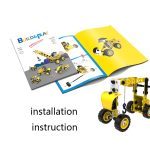 8 in 1 Kinder verschiedene weiche zusammengebaute Bausteine 100PCS DIY Engineering Fahrzeugmodell – Bild 5