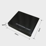 FS-T1971W 2,5 W Jesus Pastor Tischlampe USB Massivholz Hohlnachtlicht – Bild 5