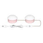 Kosmetikzimmer-Badezimmerspiegel-Frontleuchte USB-dreifarbiges Dimmlicht – Bild 7