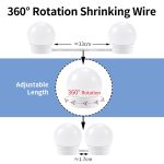 LED-Spiegel-Frontlampe, USB, einstellbare Helligkeit, Make-up-Fill-Glühbirnen – Bild 6