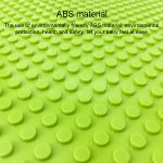 32*32 kleine Partikel DIY Baustein Bodenplatte 25,5*25,5 cm Baustein Wand Zubehör Spielzeug für Kinder – Bild 4