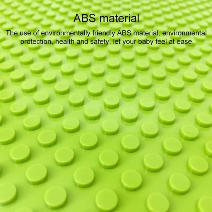 32*32 kleine Partikel DIY Baustein Bodenplatte 25,5*25,5 cm Baustein Wand Zubehör Spielzeug für Kinder – Bild 4