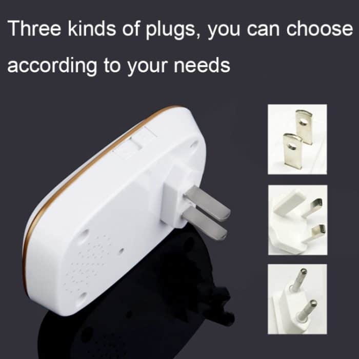 CACAZI Smart Wasserdicht Musik Drahtlose Türklingel Multifunktionale Pager, US Plug, EU Plug – Bild 5