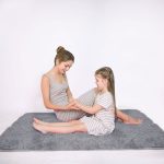 Zotteliger Teppich für das Wohnzimmer, warme Plüsch-Bodenteppiche, flauschige Matten, Kinderzimmer-Kunstfell-Teppich – Bild 7
