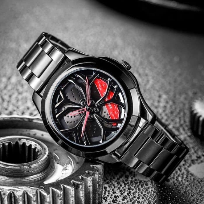 TBD0591640001_B2.jpg SANDA P1065 Wheel Series Lässige Stahlband-Quarzuhr für Herren – Bild 3