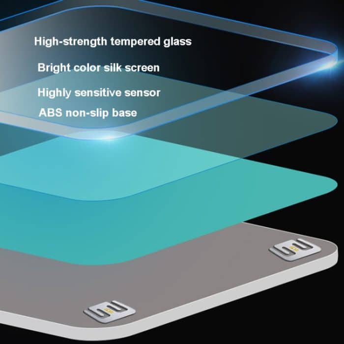 28 cm intelligente elektronische Waage, Gewichtswaage, Haushalts-Körperwaage, Battery, Charging – Bild 3