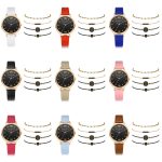 LVPAI XR3795 Damen-Quarzuhr mit PU-Armband, Legierung, + Armband-Set – Bild 2