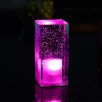 Bunte LED-Kristalllampe, Bar-Atmosphäre, dekoratives Licht