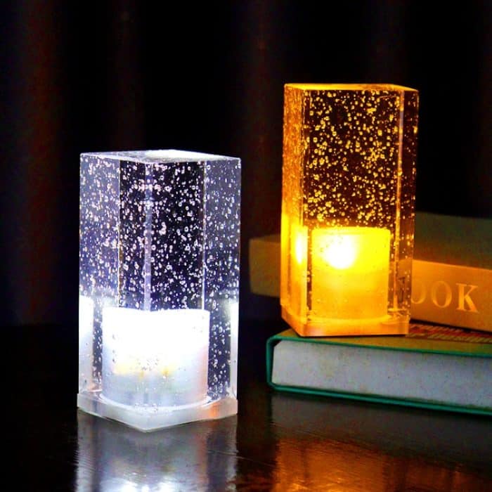 Bunte LED-Kristalllampe, Bar-Atmosphäre, dekoratives Licht – Bild 7