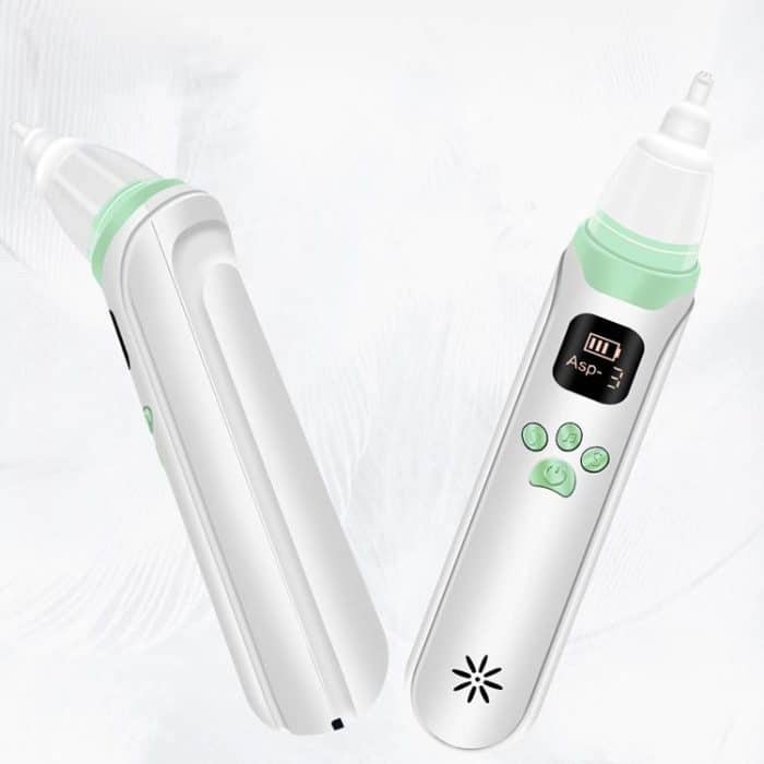 Elektrischer Nasensauger für Kleinkinder mit verstellbarem 3-Gang-Nasenreiniger, Electric Nasal Aspirator – Bild 2