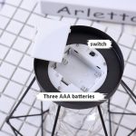 Retro-Deko-Laterne, hohles Nachtlicht aus Schmiedeeisen – Bild 4