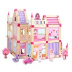 Kinder Baumeister Holzspielzeug 3D zusammengebautes Modell