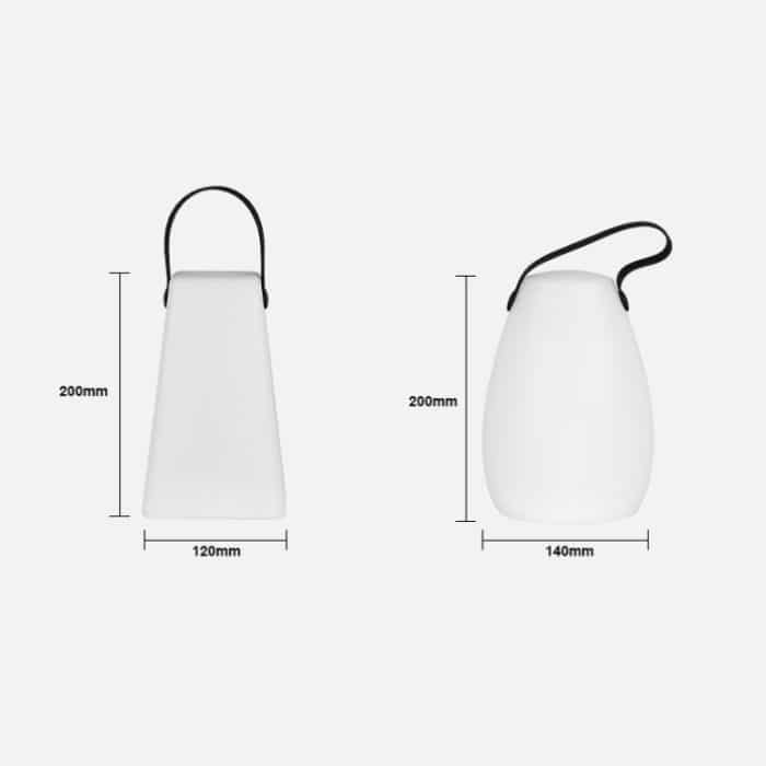 USB-Aufladung, romantisches, buntes, tragbares Nachtlicht, unterstützt Fernbedienung – Bild 3