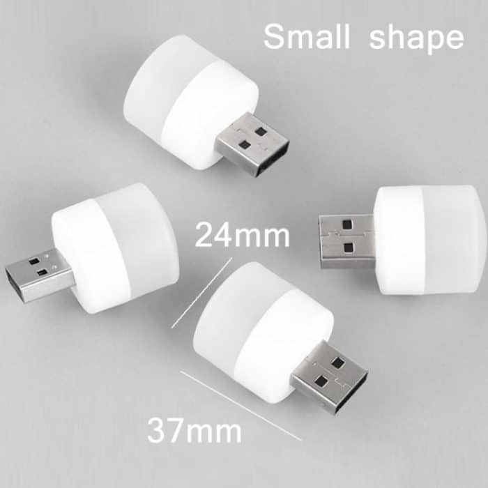 5 Stück 1 W USB-Power-LED-Augenschutz-Mini-Nachtlicht – Bild 3