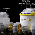 SN-01 LED-Sternenhimmel-Projektionsauto-Umgebungslicht mit 32 projektiven Folien – Bild 3