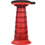 Tragbarer, erhöhter, klappbarer Teleskophocker Lotus für den Außenbereich, 52cm(Black), 52cm(Red), 52cm(Orange), 52cm(Yellow), 52cm(Green)