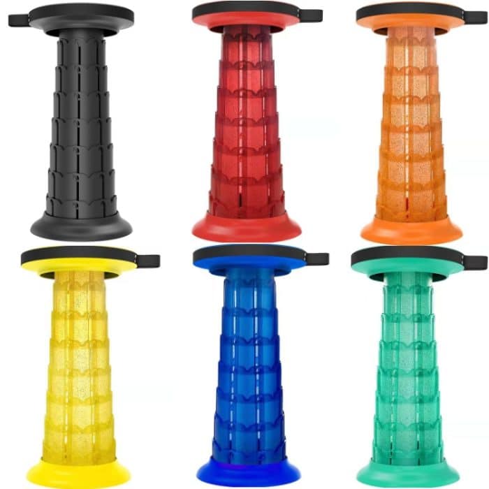 Tragbarer, erhöhter, klappbarer Teleskophocker Lotus für den Außenbereich, 52cm(Black), 52cm(Red), 52cm(Orange), 52cm(Yellow), 52cm(Green) – Bild 7