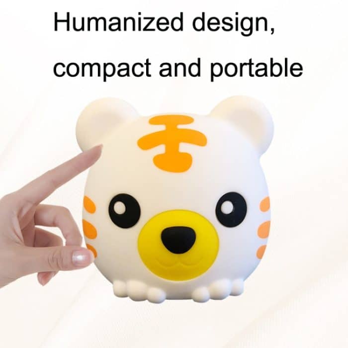 DA006 LED buntes Tiger-Silikon-Nachtlicht, Typ: – Bild 4