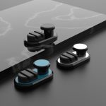 3 Stück Auto-Klebehaken für Datenkabel, Dark Green, Space Silver, Black – Bild 2