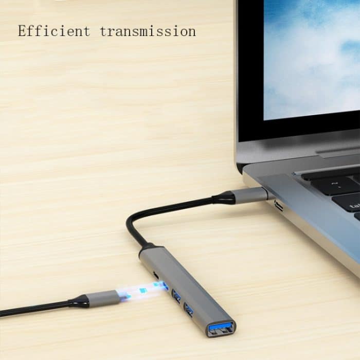U5 Typ-C Extender USB3.0 Splitter Multi-Port Erweiterungsdock, 5 in 1 (Type-C), 4 in 1 (Type-C), 4 in 1 (USB) – Bild 5