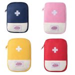 4 Stück tragbare medizinische Tasche für die Reise nach Hause, Red Large, Blue Large, Red Small, Blue Small, Pink Large, Pink Small, Yellow Large, Yellow Small – Bild 2