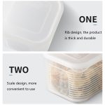 A2958 Kühlschrank-Konservierungsbox für gehackte Zwiebeln und Knoblauch mit Deckel, Small, 6-pieces / Sets, Dividered Box – Bild 5