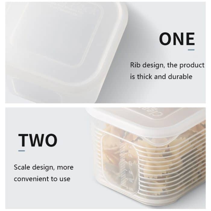 A2958 Kühlschrank-Konservierungsbox für gehackte Zwiebeln und Knoblauch mit Deckel, Small, 6-pieces / Sets, Dividered Box – Bild 5