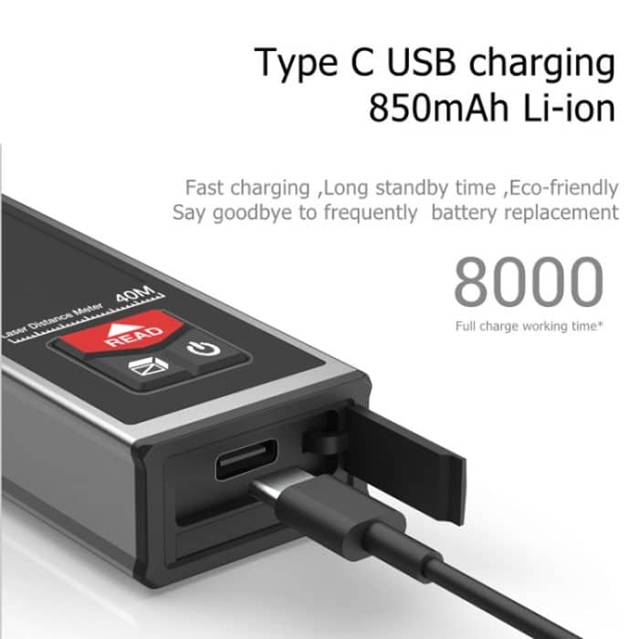 SNDWAY Laser-Entfernungsmesser Infrarot-Messlineal, Stil:, 40m Precision Version, 50m Precision Version, 60m Precision Version, 40m Bluetooth Version, 50m Bluetooth Version, 60m Bluetooth Version – Bild 5