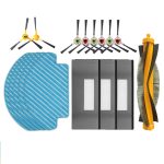 Zubehör für Ecovacs Deebot DT85/DT83 Staubsauger, 1 Main Brush, 2 Pairs Side Brush, 2 PCS  Hypa, 2 PCS Rag, 2 PCS Old Cloth, 2 Pairs Yellow Side Brush – Bild 2