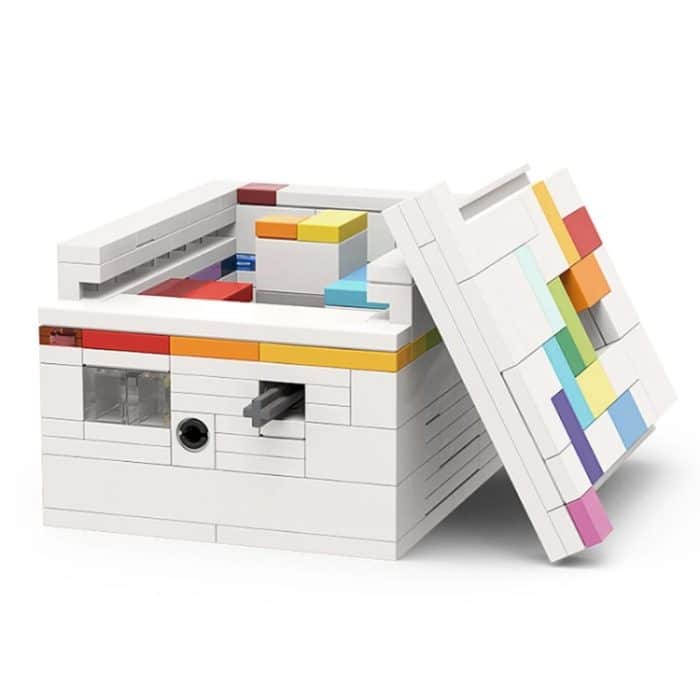 Buildmoc -Verriegelungsblockspielzeug Rainbow Road Entschlüsselungsbox – Bild 1
