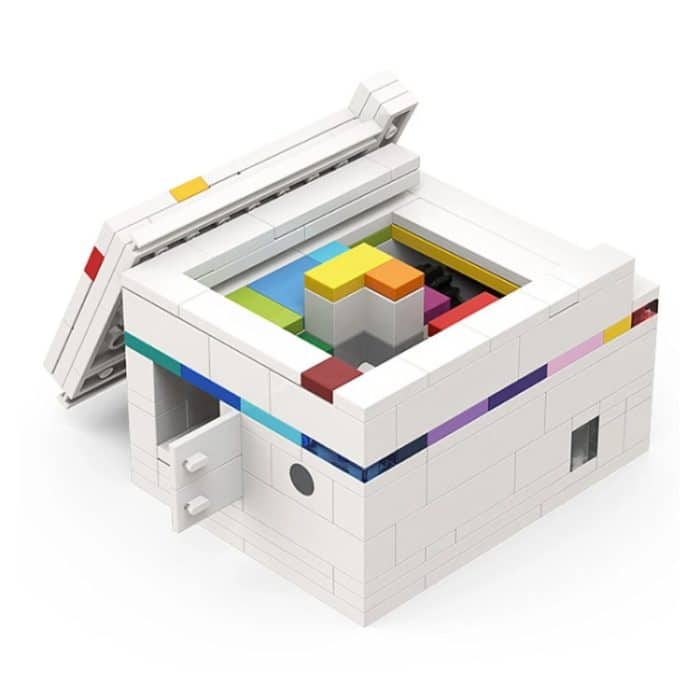 Buildmoc -Verriegelungsblockspielzeug Rainbow Road Entschlüsselungsbox – Bild 2