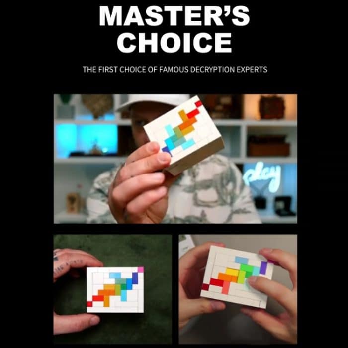 Buildmoc -Verriegelungsblockspielzeug Rainbow Road Entschlüsselungsbox – Bild 6