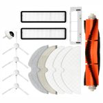 Ersatzzubehör für Xiaomi Mijia Dreame D9/ L10 PRO, 1 PC Roller Brush, 2 Pairs Side Brush, 2 PCS Filter, 1 PC Semi -rag, 1 Pair Black Side Brush, 5 PCS Disposable Rag, 2 PCS Rag, 1 PC Universal Wheel, 1 PC Cover – Bild 2