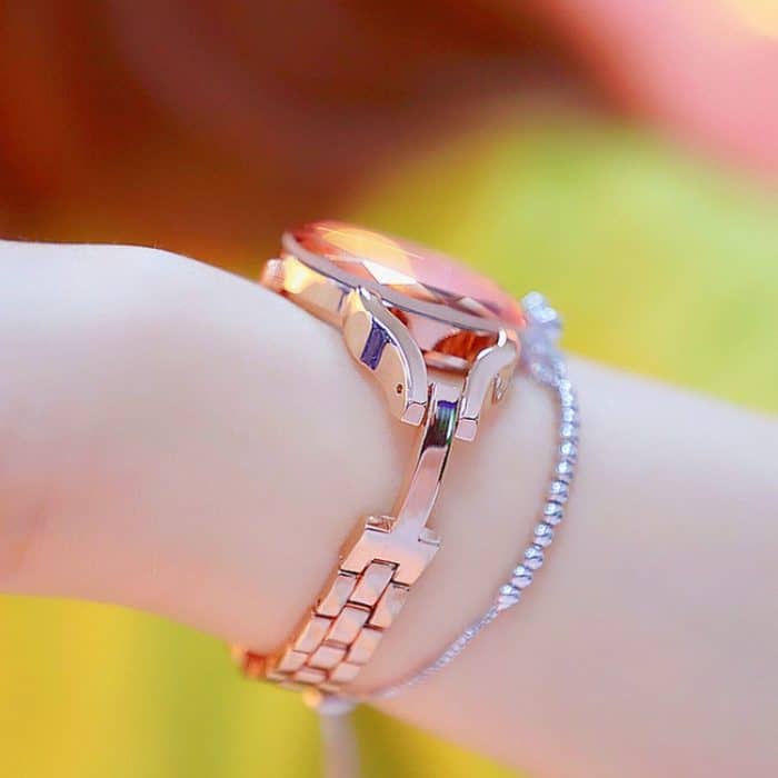 BS Bee Sister FA1565 Aurora Star Diamond Damen-Kettenuhr – Bild 5