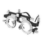 Metall optische Brille Testrahmen einstellbare Interpupillarentilmentestsrahmen