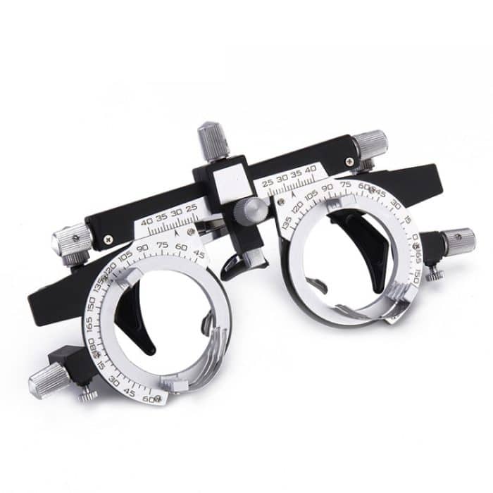 Metall optische Brille Testrahmen einstellbare Interpupillarentilmentestsrahmen – Bild 2