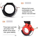 2 PCs/Set Monocular Gläses Einstellbarer Optometrie -Versuchsrahmen Wearable Clip mit Balancer – Bild 6