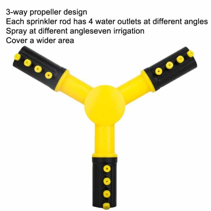 360 Grad drehbares Bewässerungsgerät, Stil:, Sprinkler, With Pacifier Connector, With 4-point Connector, With 6-point Connector, With 1 inch Connector, With 2 PCS 4-point Connector and Pacifier, With 2 PCS 6-point Connector and Pacifier... – Bild 3
