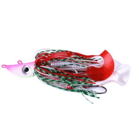 HENGJIA JIG Fischkopf-Bartbleihaken, 20G